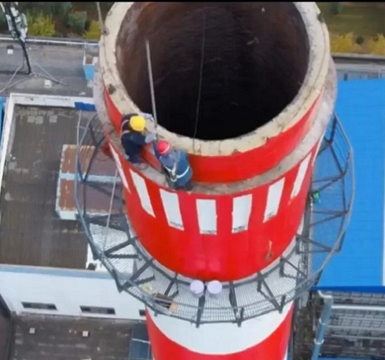 煙囪安裝避雷針：高空安裝，質(zhì)量保證